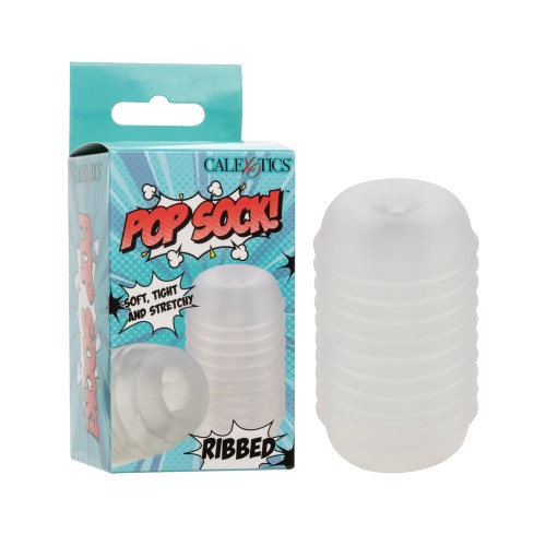 Pop Sock Ribbed Masturbator for Exhilarating Pleasure