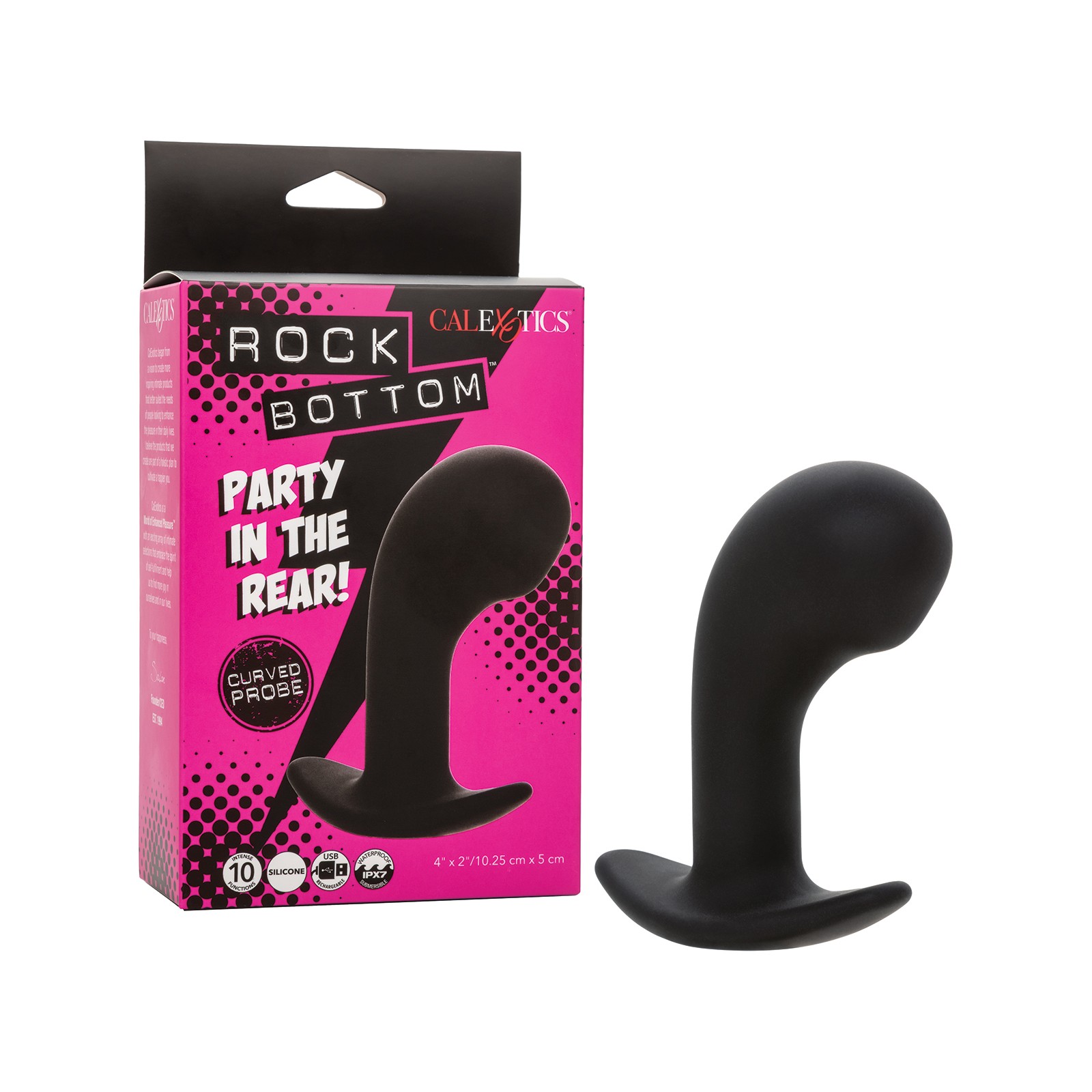 Rock Bottom Curved Prostate Probe for Intense Stimulation