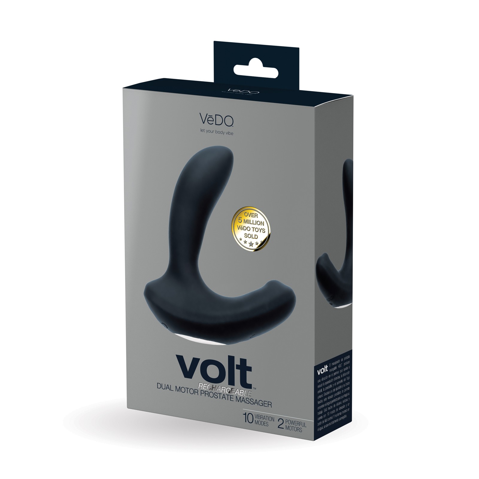 VeDo Volt Rechargeable Prostate Vibe Black