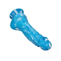 Twisted Love Silicone Dong Blue