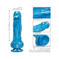 Twisted Love Silicone Dong Blue