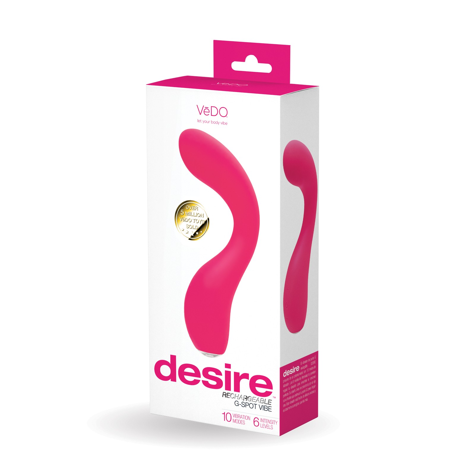 VeDo Desire Vibrador para G-Spot - Placer Recargable