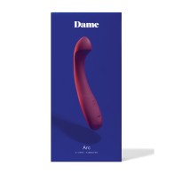 Dame Arc G-Spot Vibrator - Plum for Intense Pleasure