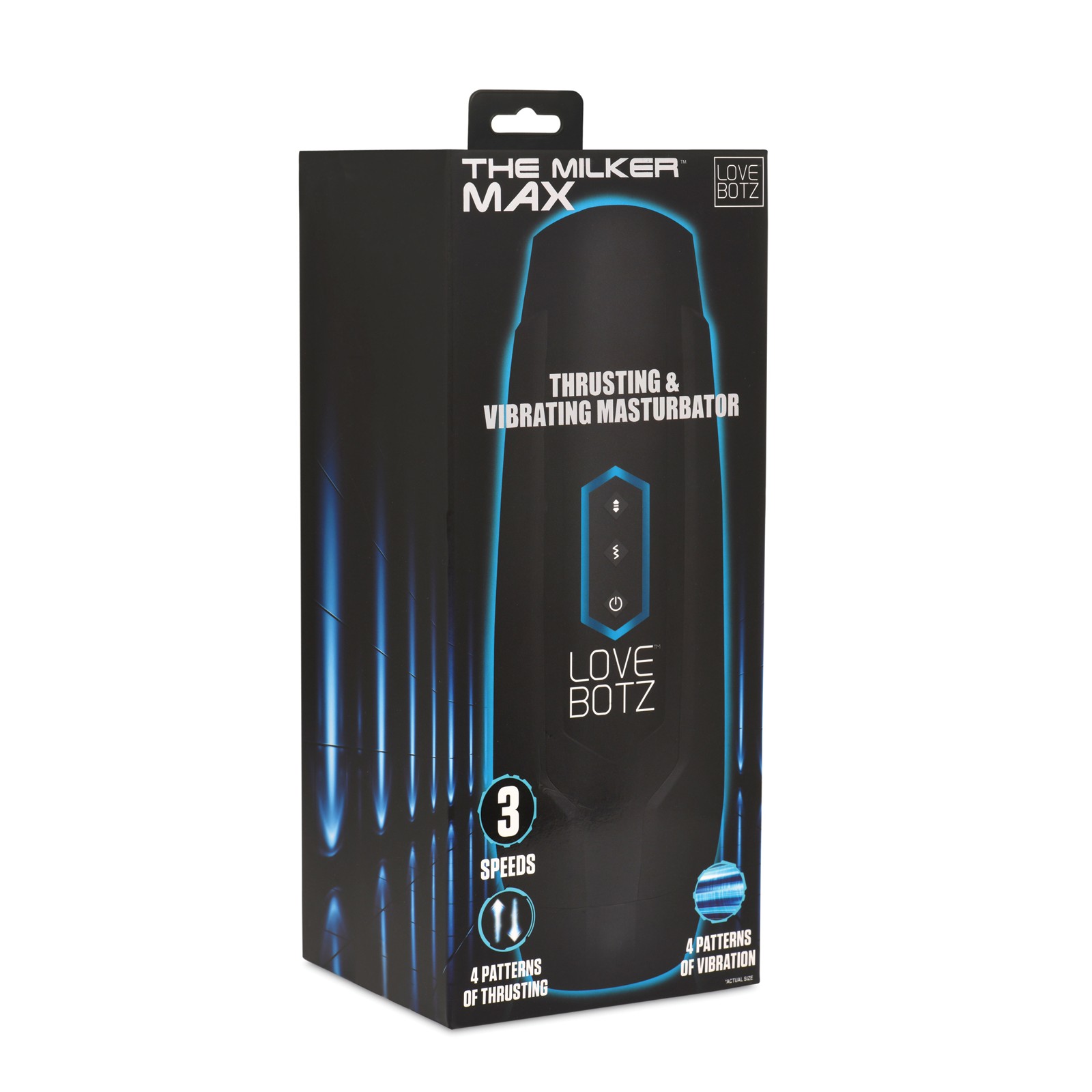 Masturbador Masculino Milker Max - Negro