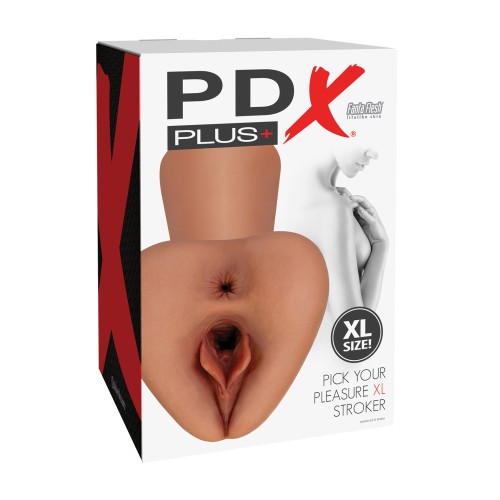 PDX Plus Escoge Tu Placer Masturbador Pussy XL Marrón