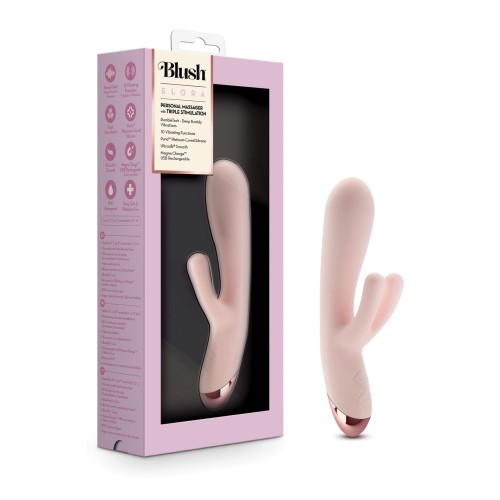 Vibrador Conejito Blush Elora Rosa - Estimulación Dual Poderosa