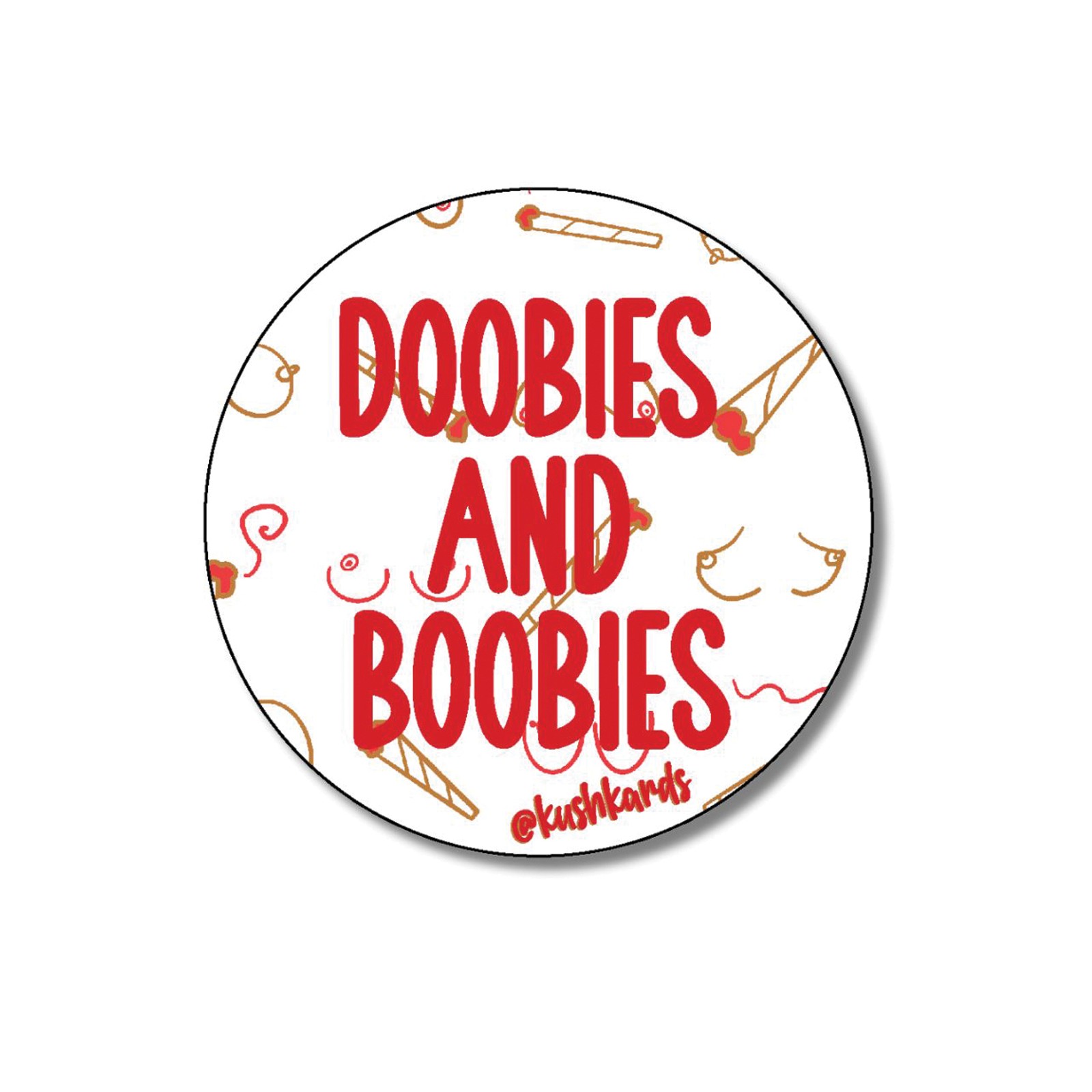 Doobies and Boobies Sticker Pack for Fun Decoration