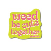 Pack de 3 Stickers 'Weed Be Cute'