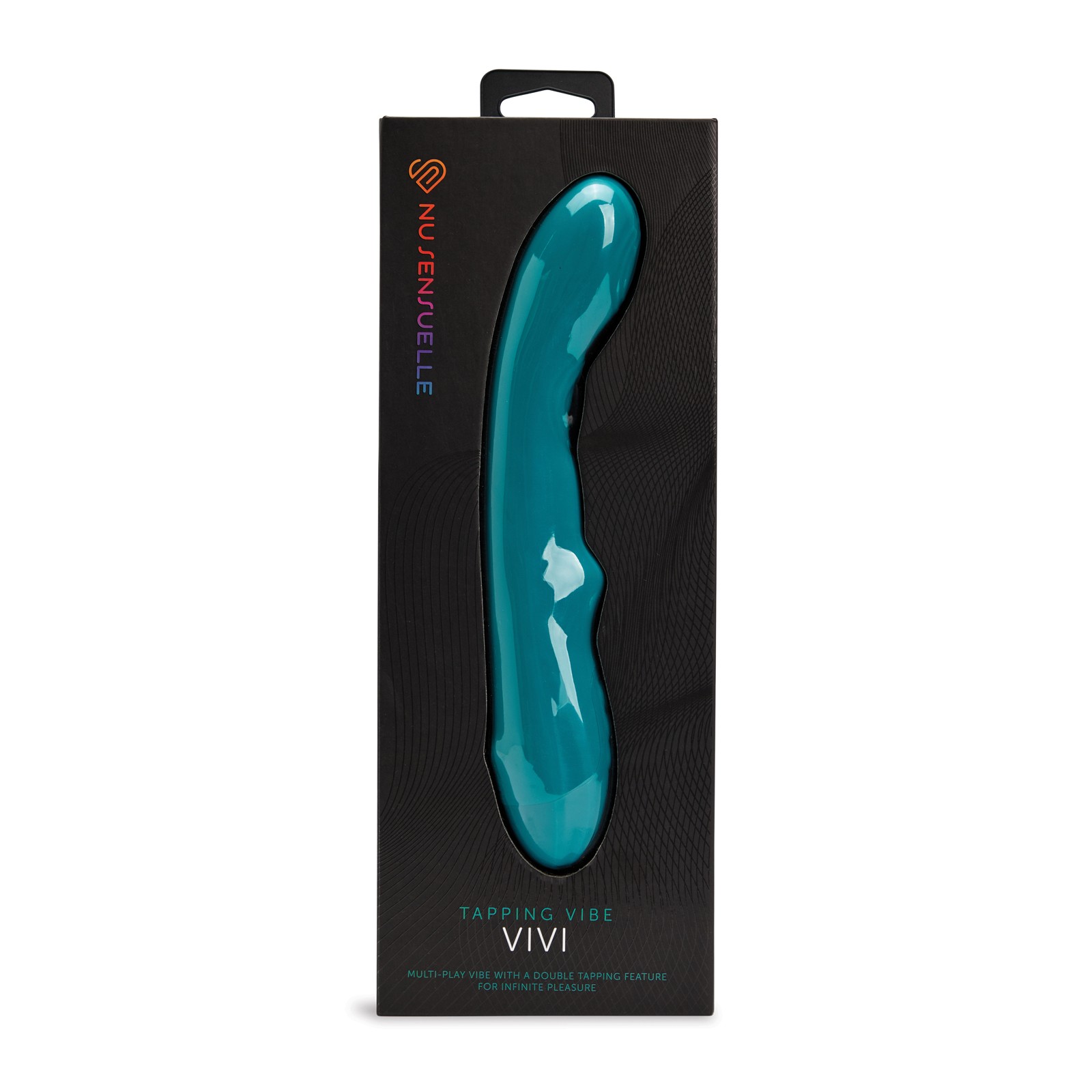 Nu Sensuelle Vivi Vibrador con Golpecitos Dobles en Verde Esmeralda