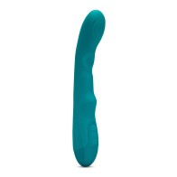 Nu Sensuelle Vivi Vibrador con Golpecitos Dobles en Verde Esmeralda