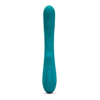 Nu Sensuelle Vivi Vibrador con Golpecitos Dobles en Verde Esmeralda