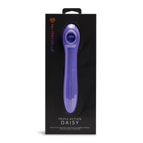 Nu Sensuelle Triple Action Daisy Ultra Violet Vibrator