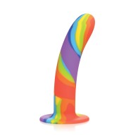 Dildo de Silicona Arcoíris Simply Sweet para Placer Vibrante