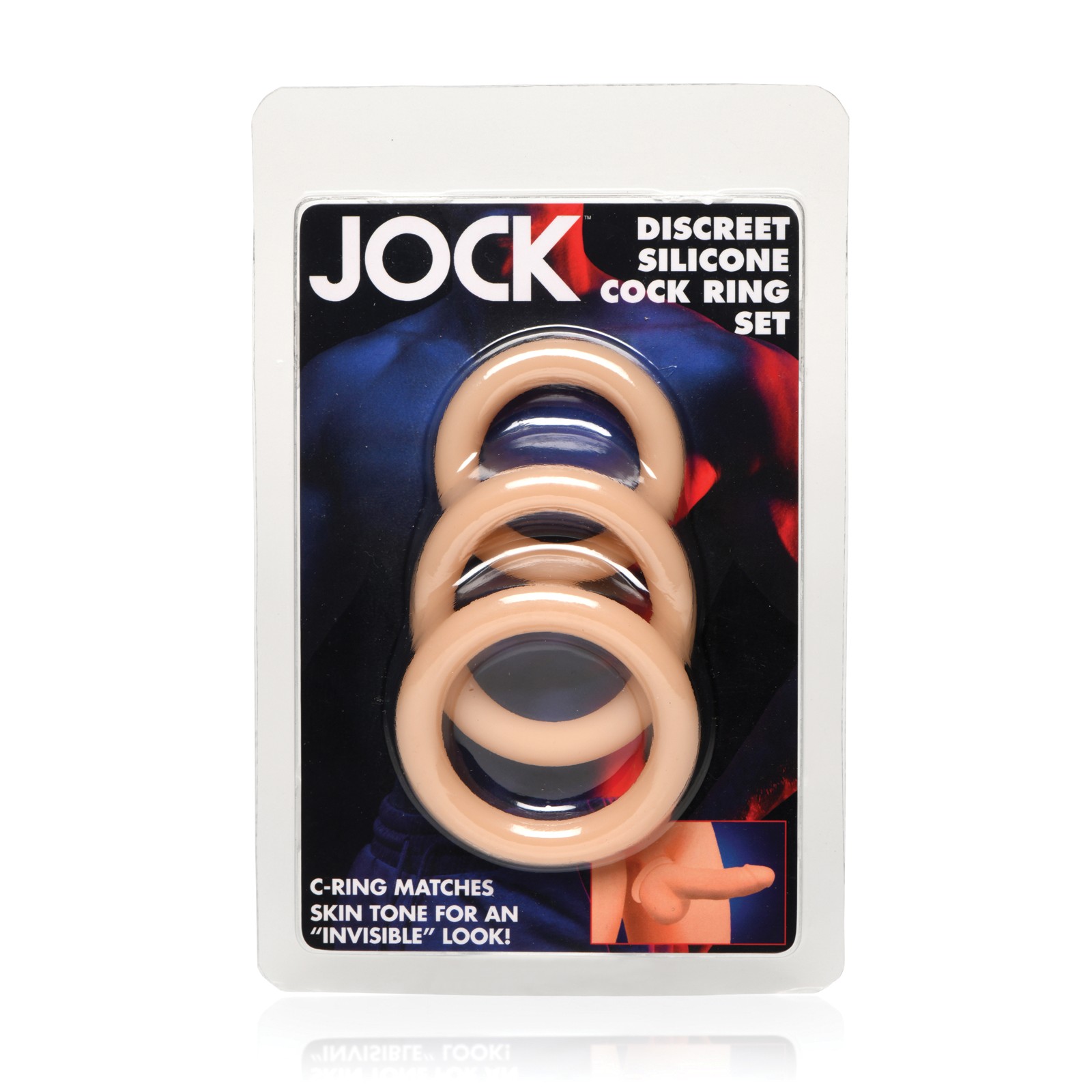 Set de Anillos de Silicona Jock Curve Toys para Placer Mejorado