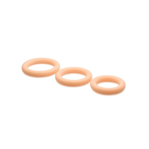 Curve Toys Jock Silicone Cock Ring Set for Enhanced Pleasure