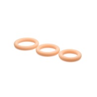 Set de Anillos de Silicona Jock Curve Toys para Placer Mejorado