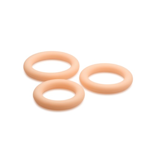 Curve Toys Jock Silicone Cock Ring Set for Enhanced Pleasure