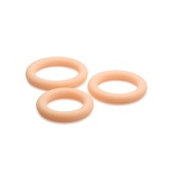 Set de Anillos de Silicona Jock Curve Toys para Placer Mejorado