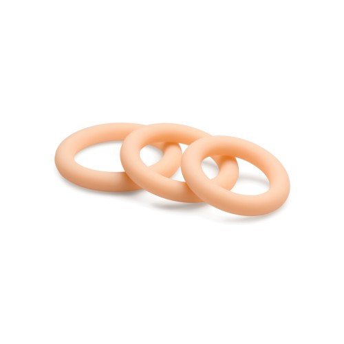 Set de Anillos de Silicona Jock Curve Toys para Placer Mejorado