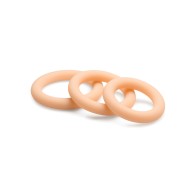 Set de Anillos de Silicona Jock Curve Toys para Placer Mejorado