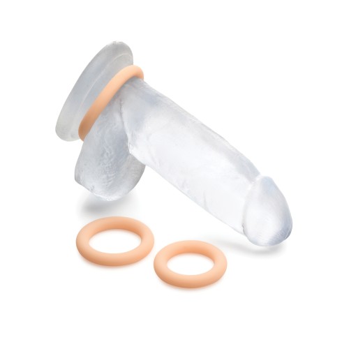 Set de Anillos de Silicona Jock Curve Toys para Placer Mejorado