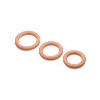 Curve Toys Jock Silicone Cock Ring Set of 3 - Medium