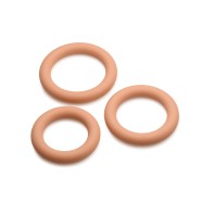 Curve Toys Jock Silicone Cock Ring Set of 3 - Medium