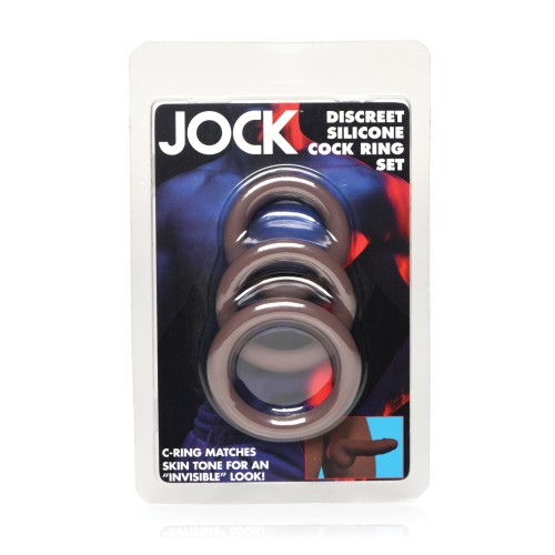 Curve Toys Jock Silicone Cock Ring Set