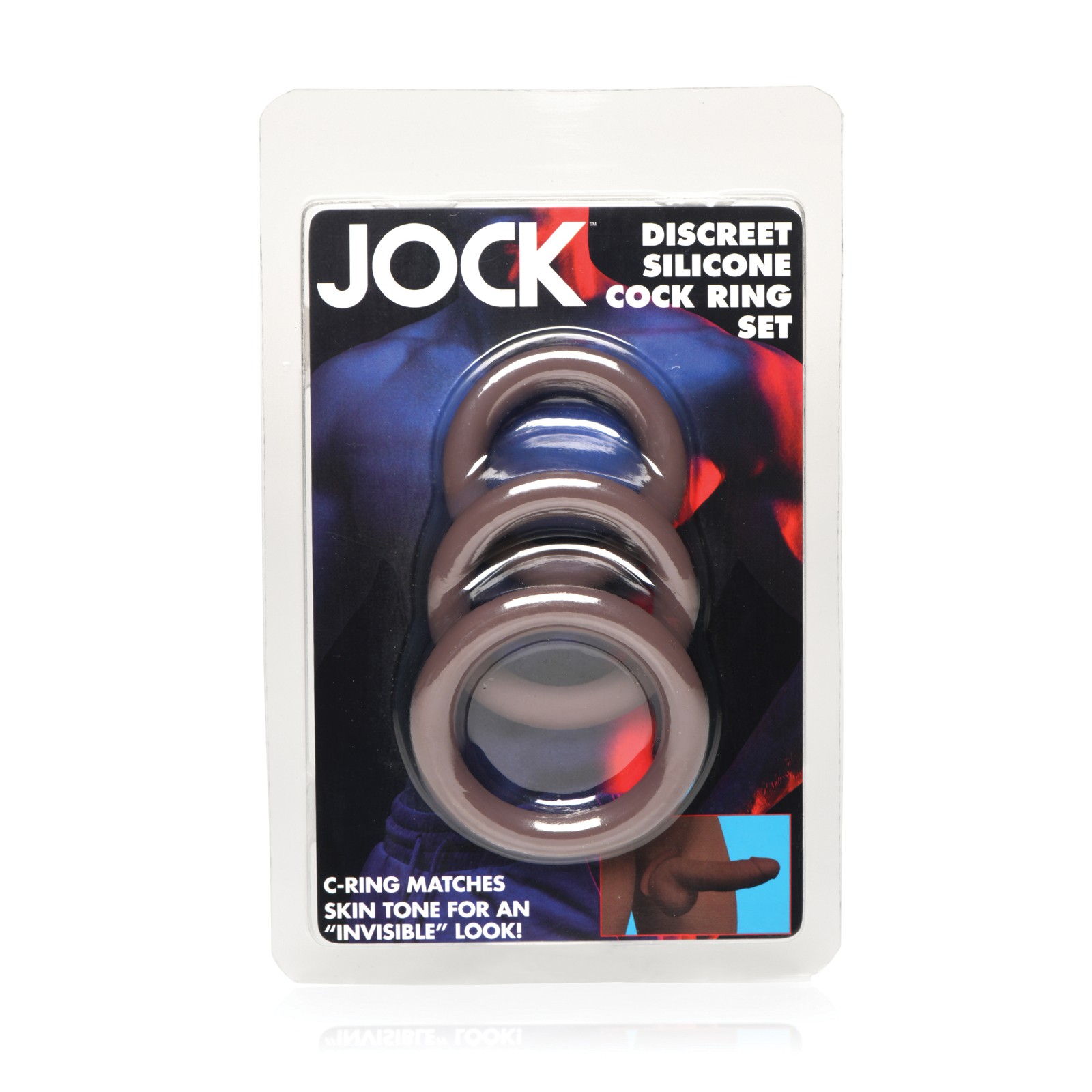 Curve Toys Jock Silicone Cock Ring Set