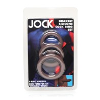 Curve Toys Jock Silicone Cock Ring Set