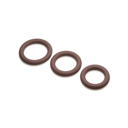 Curve Toys Jock Silicone Cock Ring Set