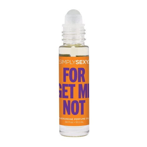 Aceite de Perfume Pheromone Roll On Simply Sexy Forget Me Not 0.34 oz