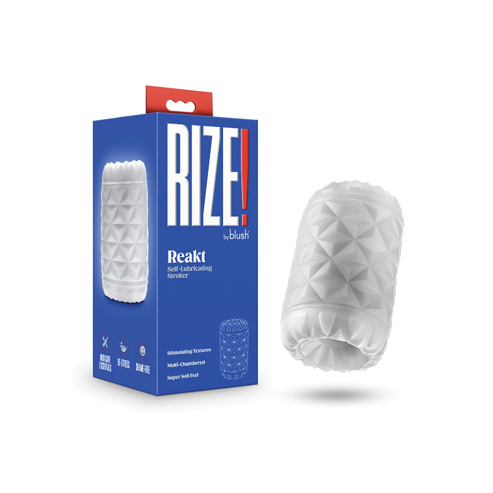 Stroker Autolubricante Blush Rize para Placer Máximo