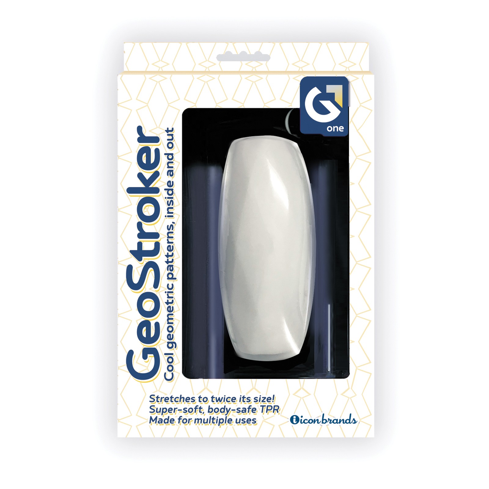 GeoStroker One Ultra-Soft TPR Stroker for Blissful Pleasure