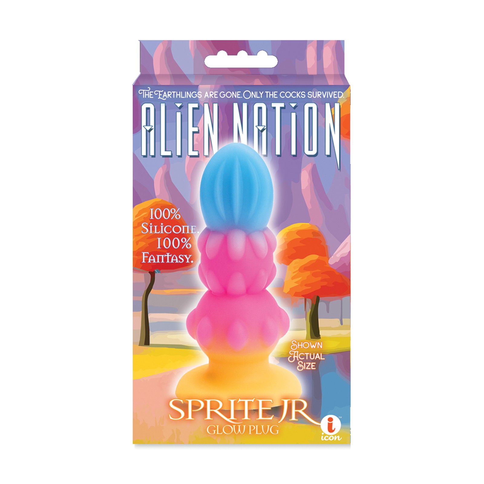 Alien Nation Sprite Jr. Butt Plug Neón para Placer Único