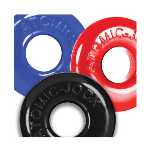 Oxballs Ringer Max 3 Pack Cockrings - Multi Color