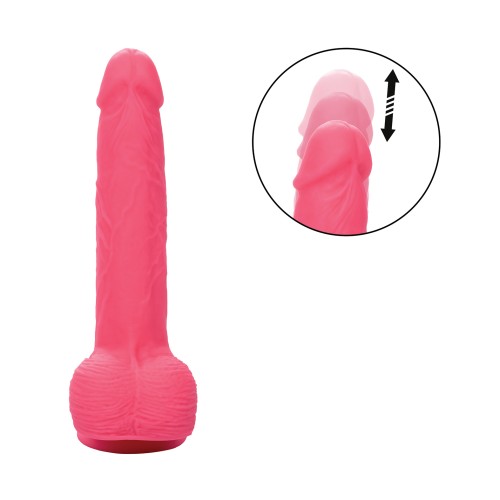 Rechargeable Rumbling Thrusting Silicone Studs Vibrator