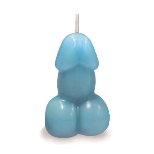 Eden's Penis Candle Blue Vanilla - Relaxing Ambiance