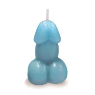 Eden's Penis Candle Blue Vanilla - Relaxing Ambiance