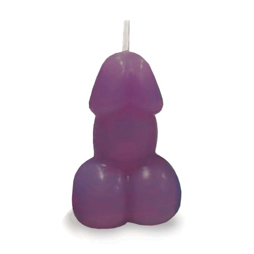 Eden's Penis Candle Purple Vanilla - Whimsical Aromatherapy