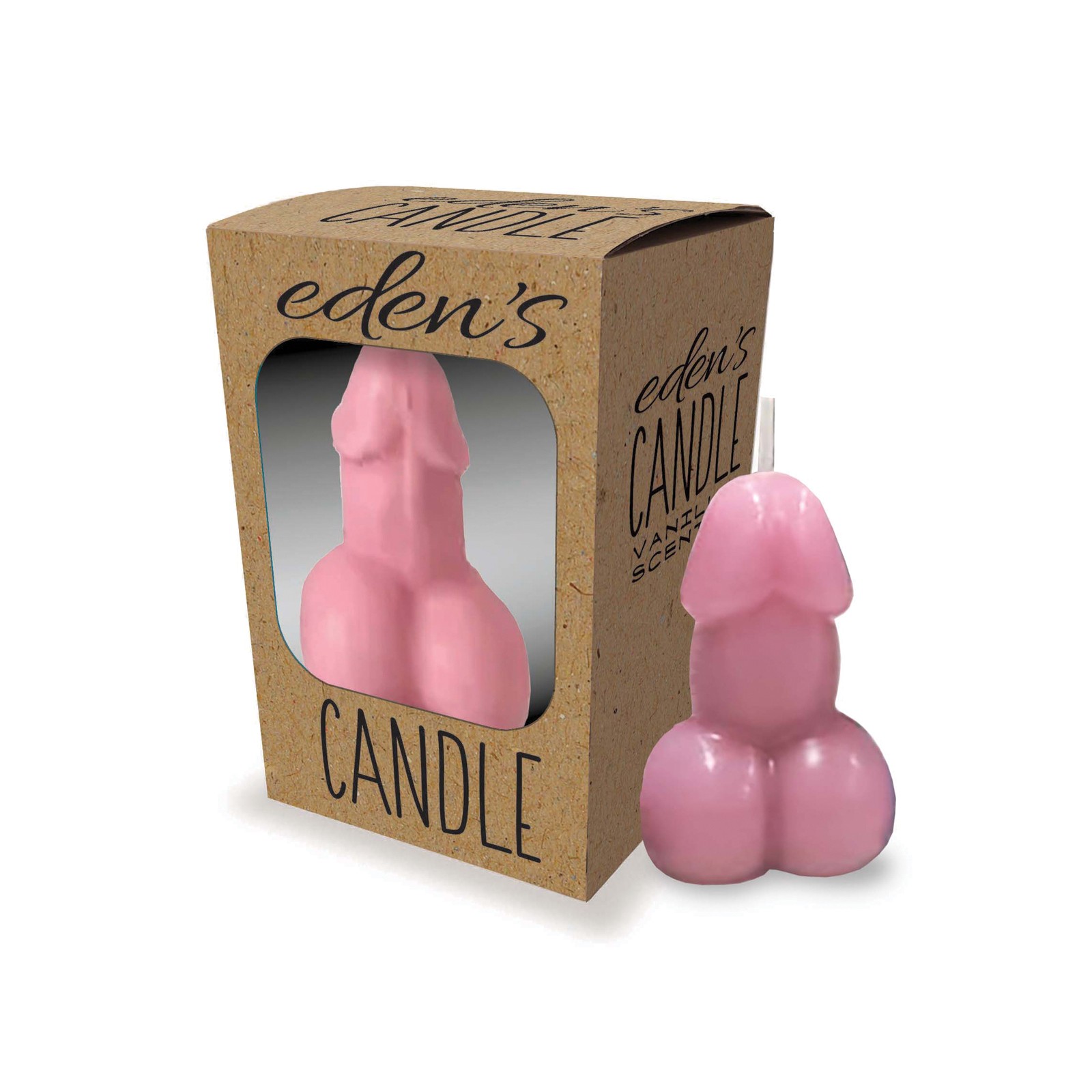 Eden's Penis Candle - Rose - Vanilla