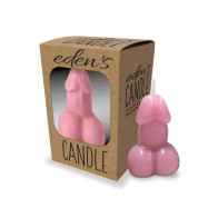 Eden's Penis Candle - Rose - Vanilla