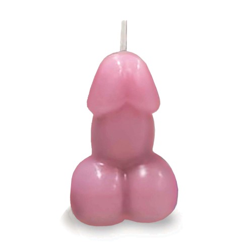 Vela en Forma de Pene Eden - Rosa - Vainilla