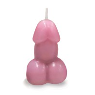 Vela en Forma de Pene Eden - Rosa - Vainilla