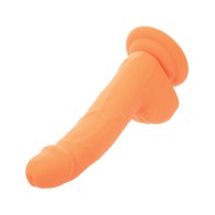 Dildo de Silicona Neon de 6" - Perfecto para Placer Vibrante