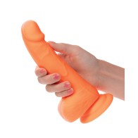 Dildo de Silicona Neon de 6" - Perfecto para Placer Vibrante