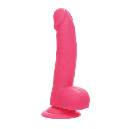 Dildo de Silicona Neon 6&quot; Rosado