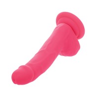 Dildo de Silicona Neon 6&quot; Rosado