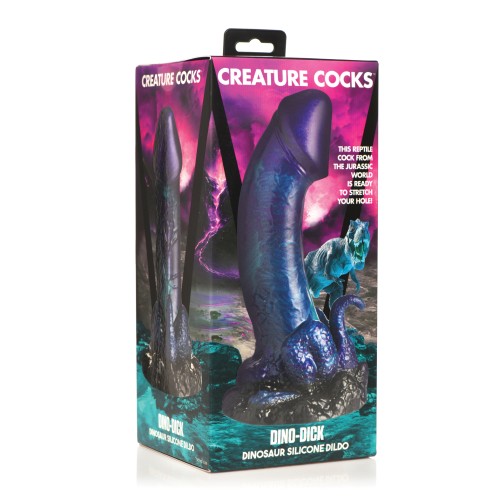 Creature Cocks Dino Dick Silicone Dildo - Large Multi Color