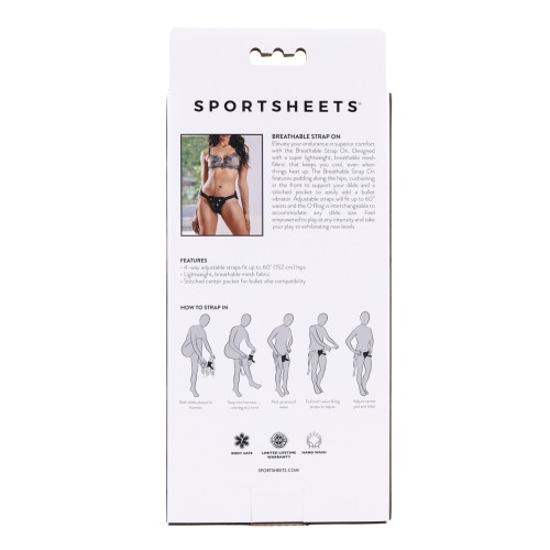 Breathable Mesh Strap-On for Comfortable Play